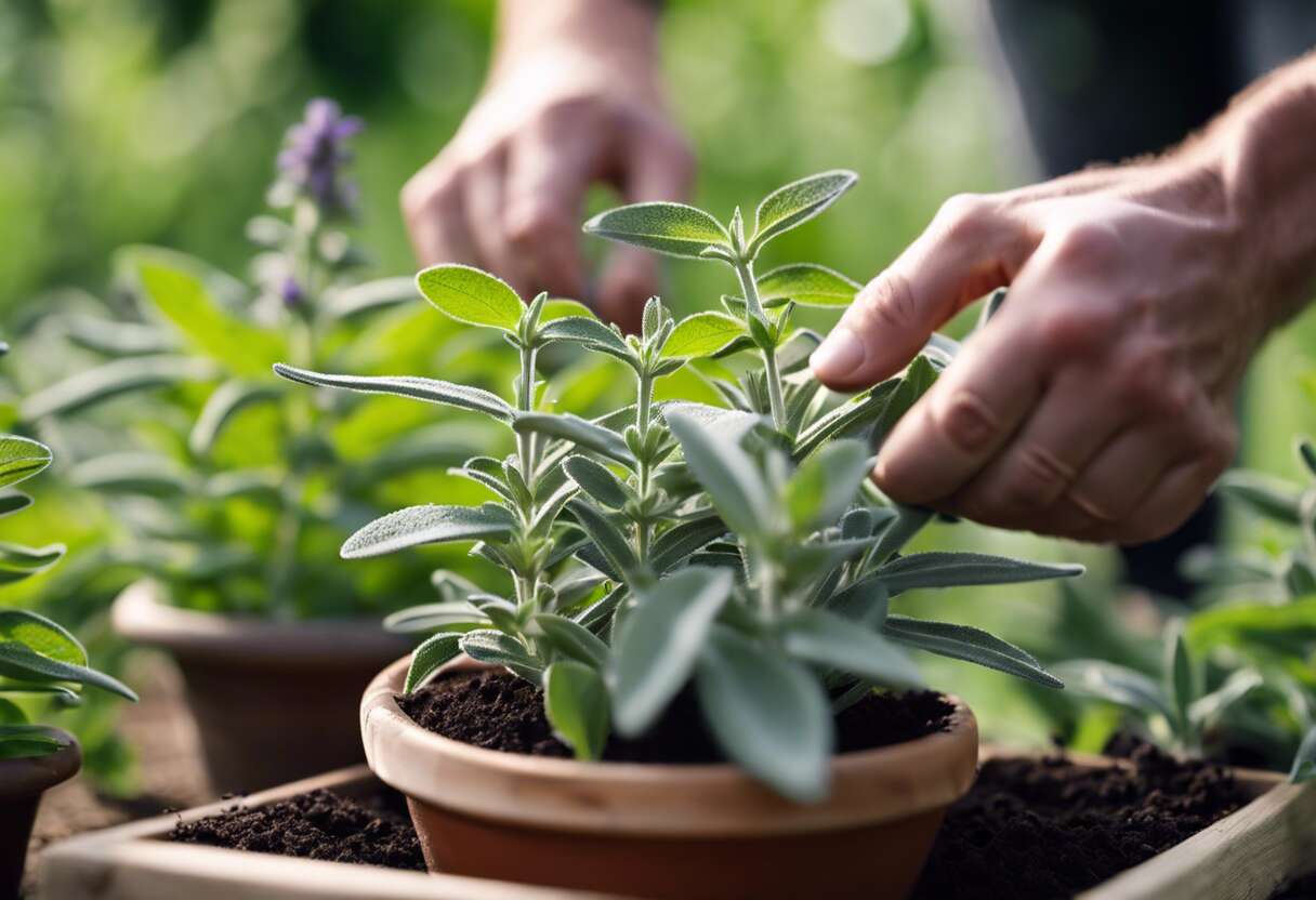 La culture de la sauge officinale : conseils et astuces pour un jardin aromatique