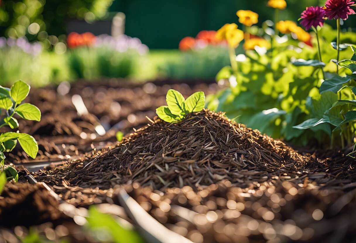 Cultiver un jardin écologique grâce au paillage