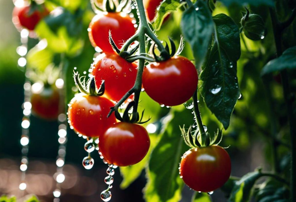 Maximiser la production de tomates : secrets d'arrosage efficace