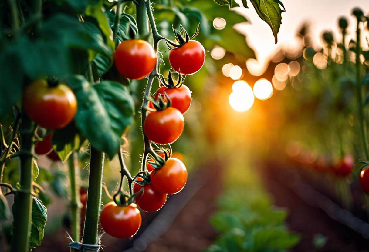 Les avantages de l'irrigation goutte à goutte dans la culture des tomates