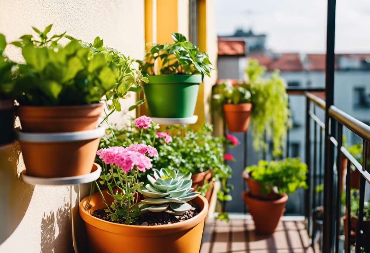 Jardinage en balcon : maximiser l'espace disponible