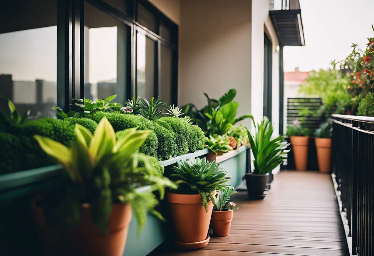 Sélectionner les plantes idéales pour un jardin en balcon luxuriant