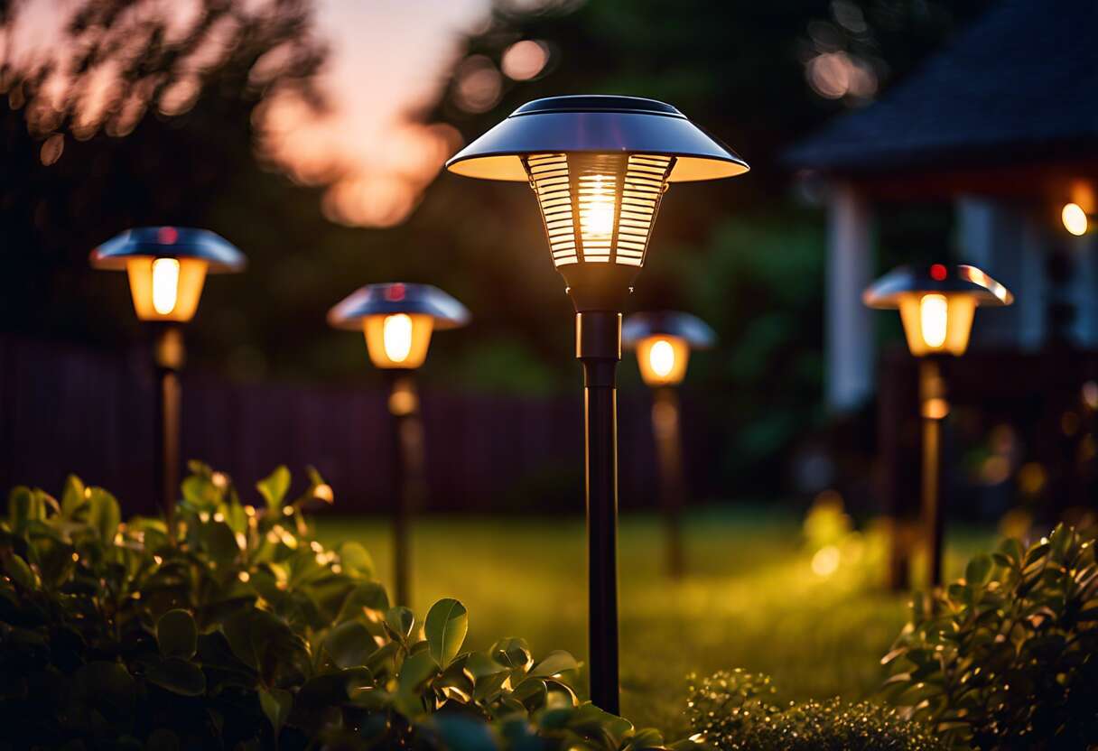 Des alternatives lumineuses pour jardins sans prise électrique