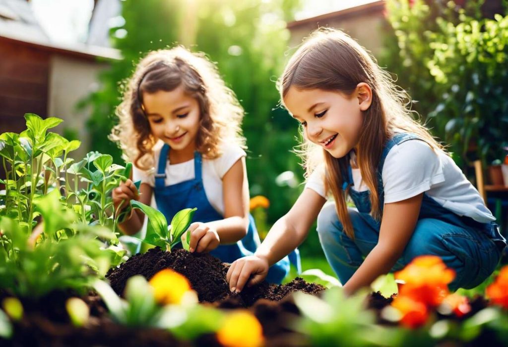Jardiner avec les enfants : idées ludiques et éducatives