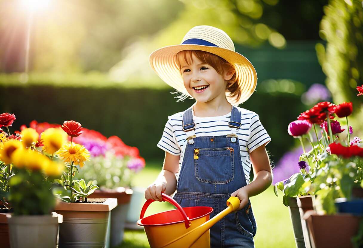 Découvrir le jardinage : quand commencer avec les enfants