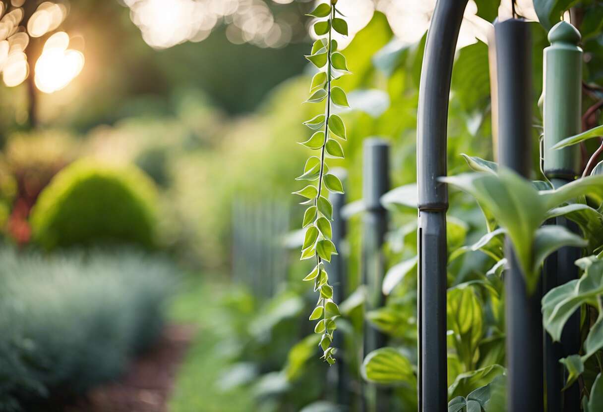 Choix des supports pour plantes grimpantes : critères essentiels à considérer