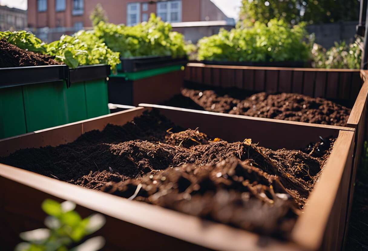 Compostage urbain : solutions pratiques pour petits espaces