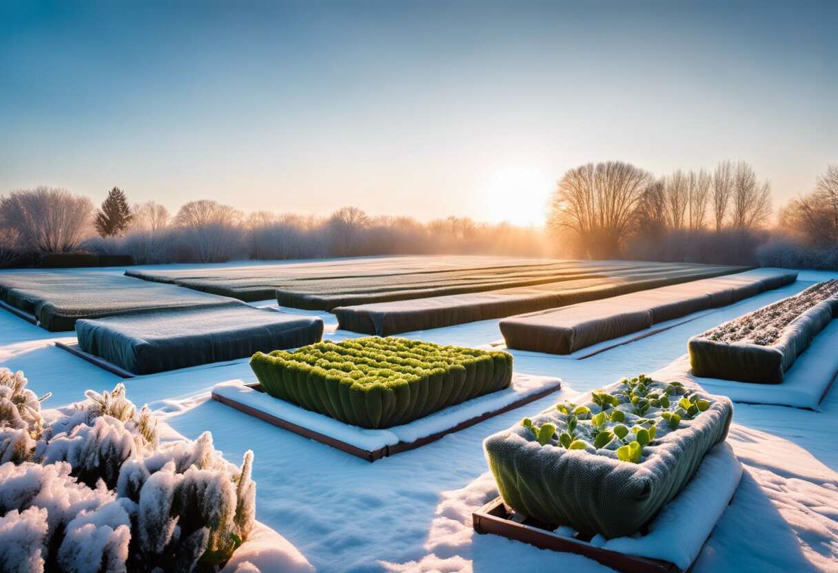 Utilisation judicieuse des voiles et housses de protection contre le froid