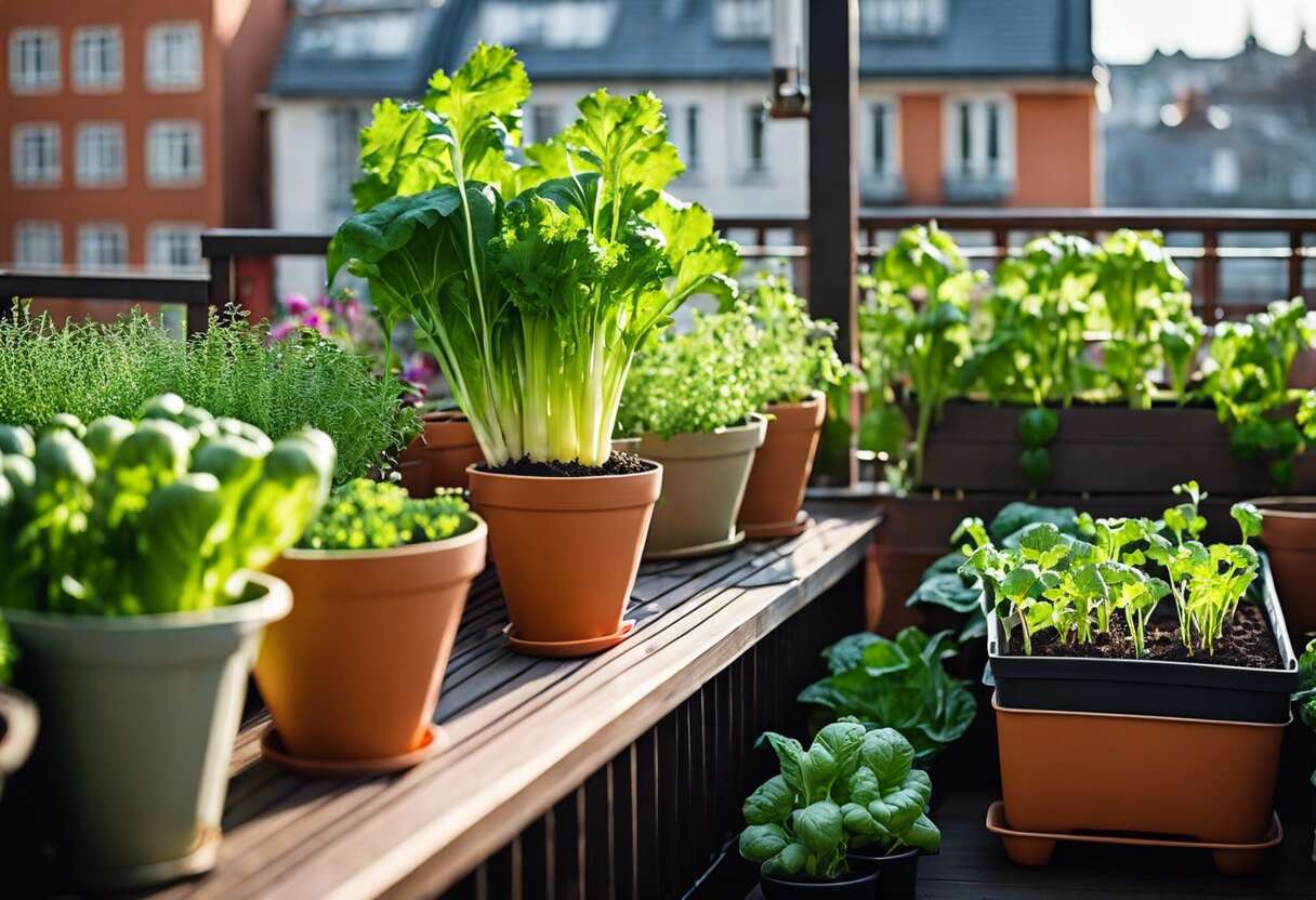 Planter malin en espace réduit : les légumes et herbes adaptés au balcon