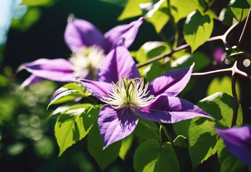 Clématites : techniques de taille pour une floraison optimale