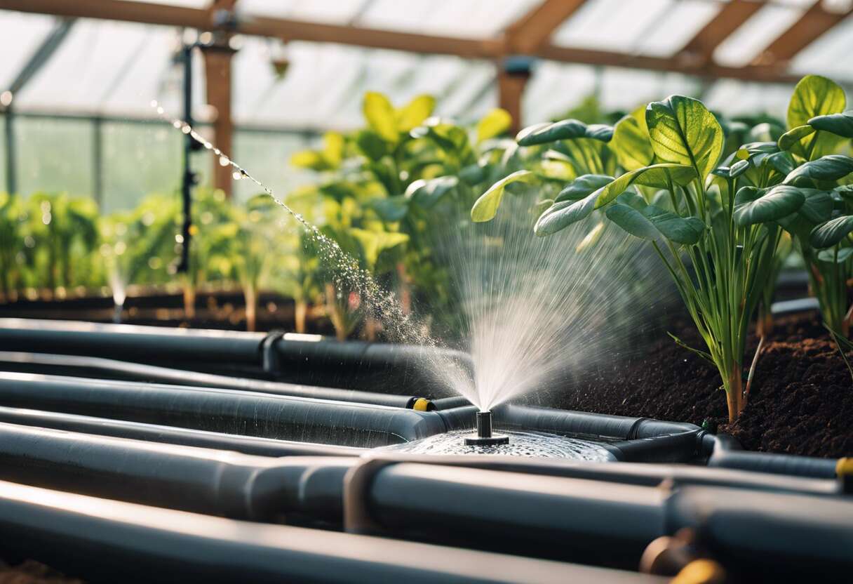 Installation étape par étape d'un arrosage automatique en serre