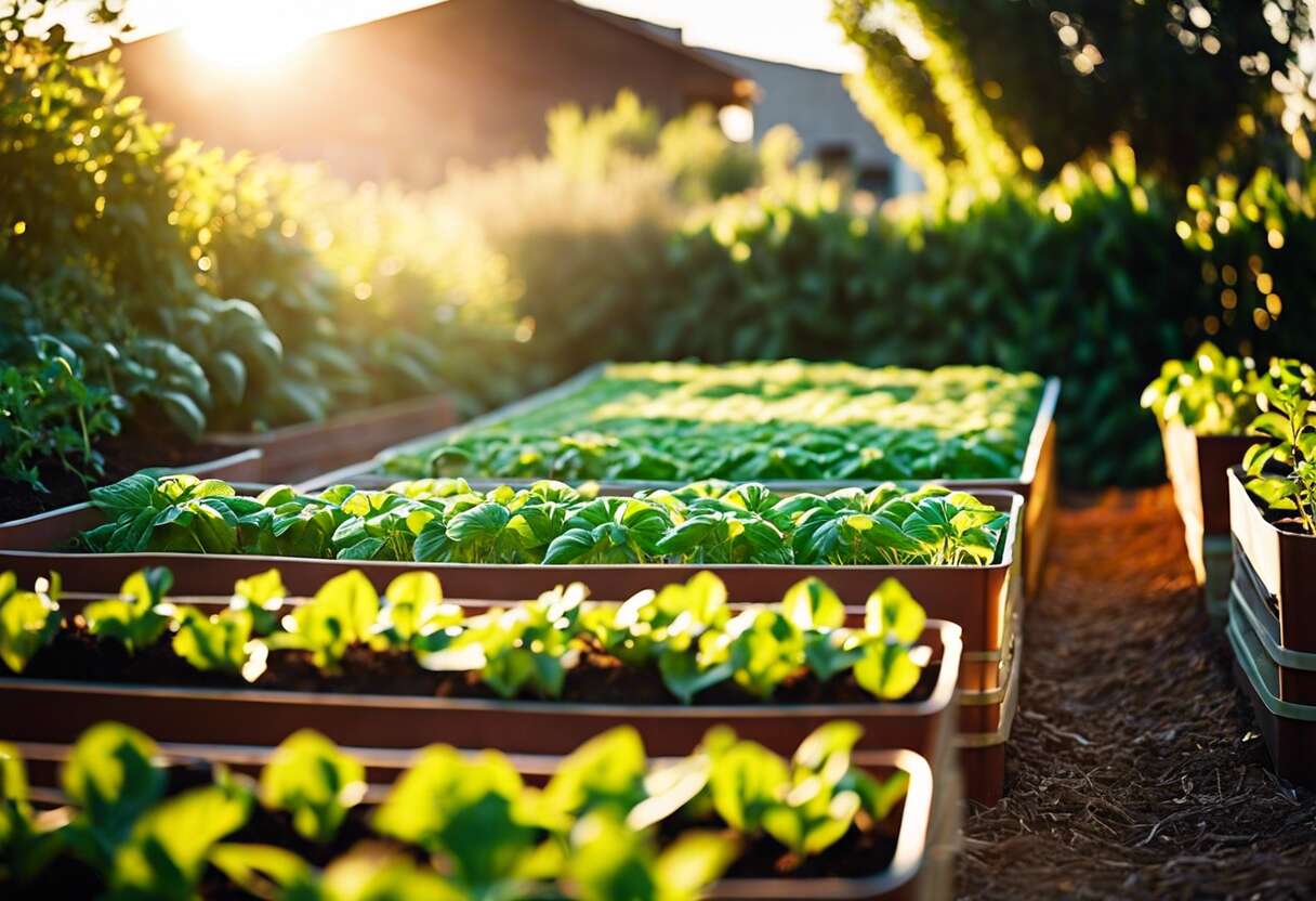 L'importance de l'arrosage dans l'établissement d'un jardin en lasagnes