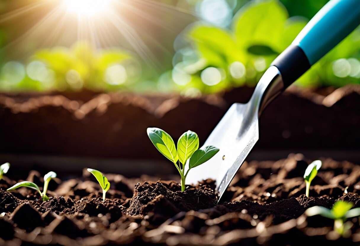 Utiliser les transplantoirs pour une plantation efficace