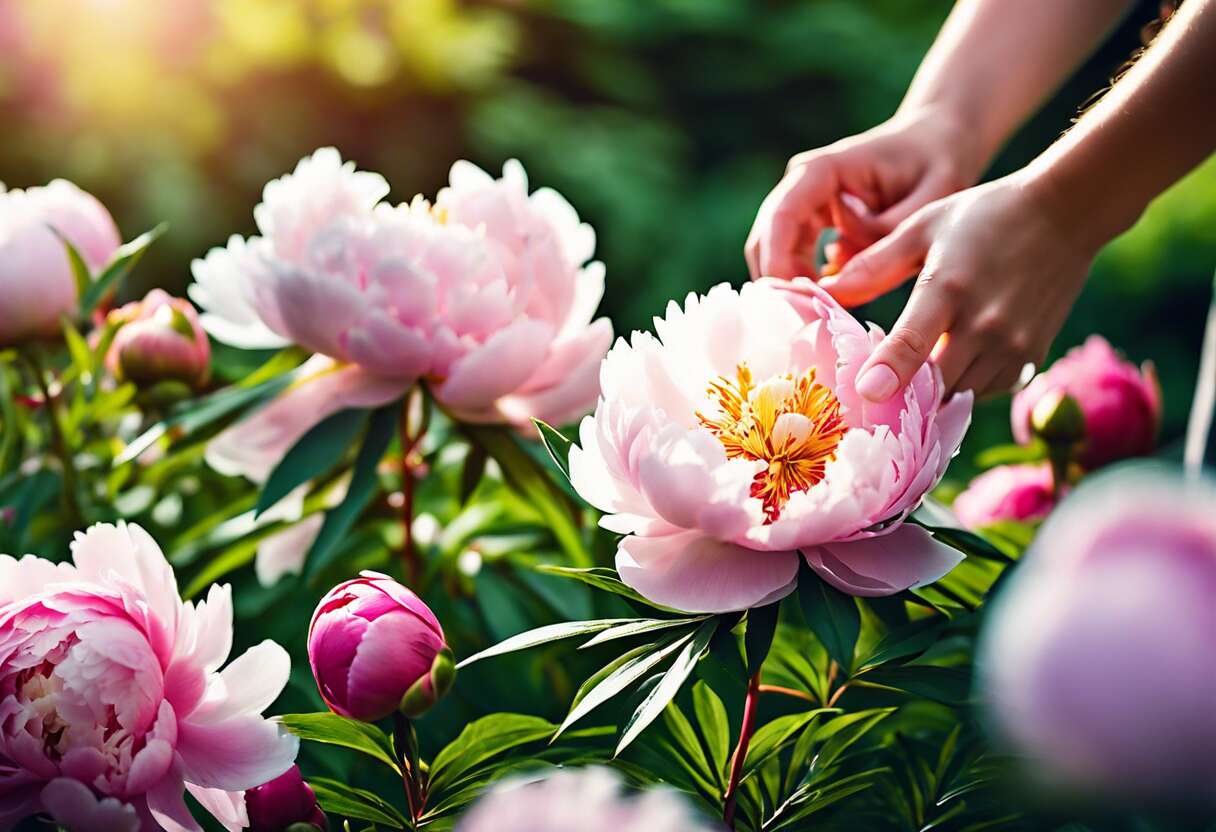Planter des pivoines : timing et techniques pour un résultat optimal