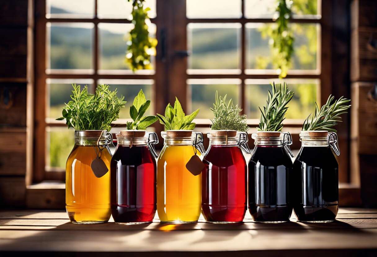Du jardin à la bouteille : préparer et stocker les herbes pour vos vinaigres maison