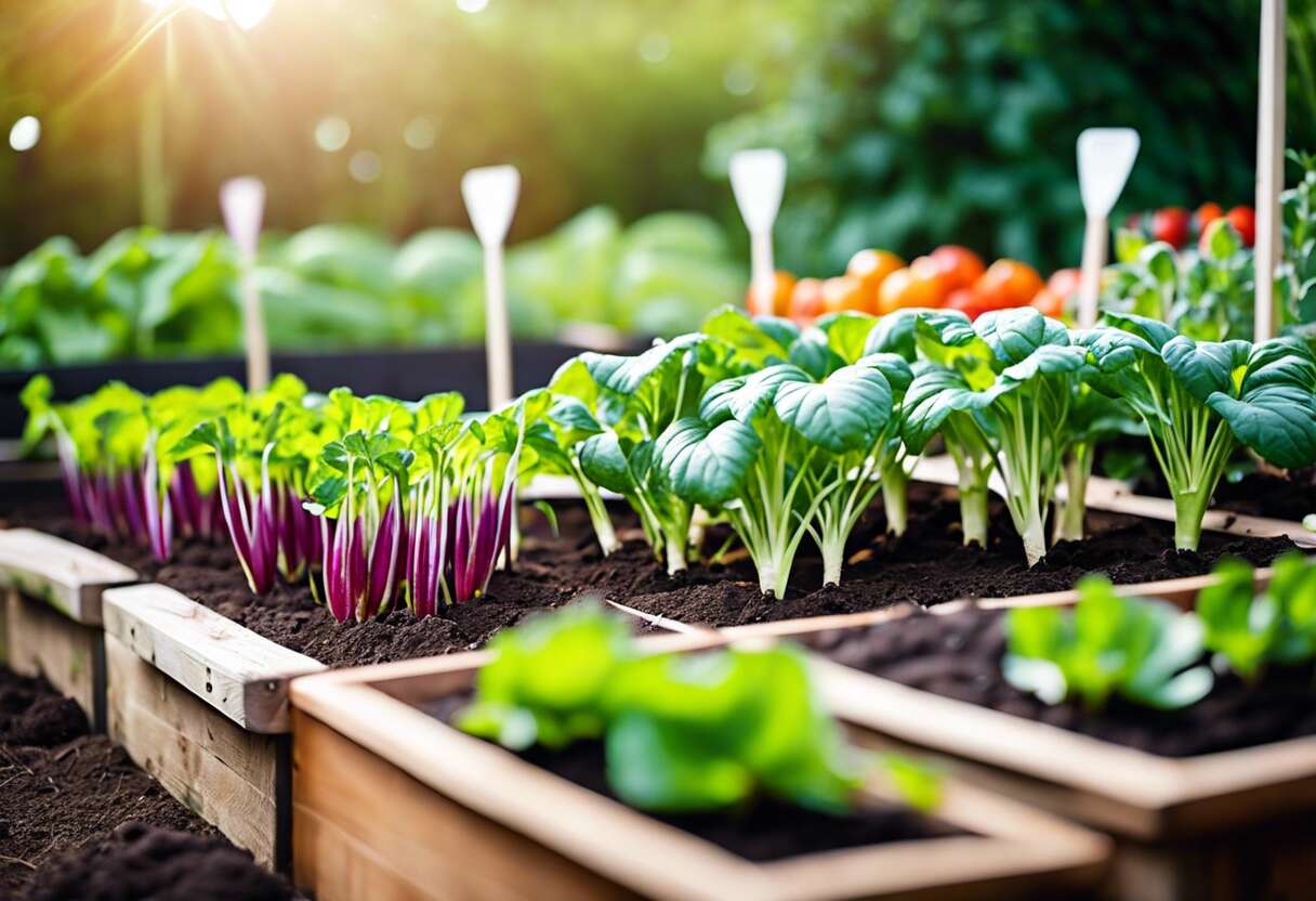 Les périodes clés de plantation et d'entretien au potager