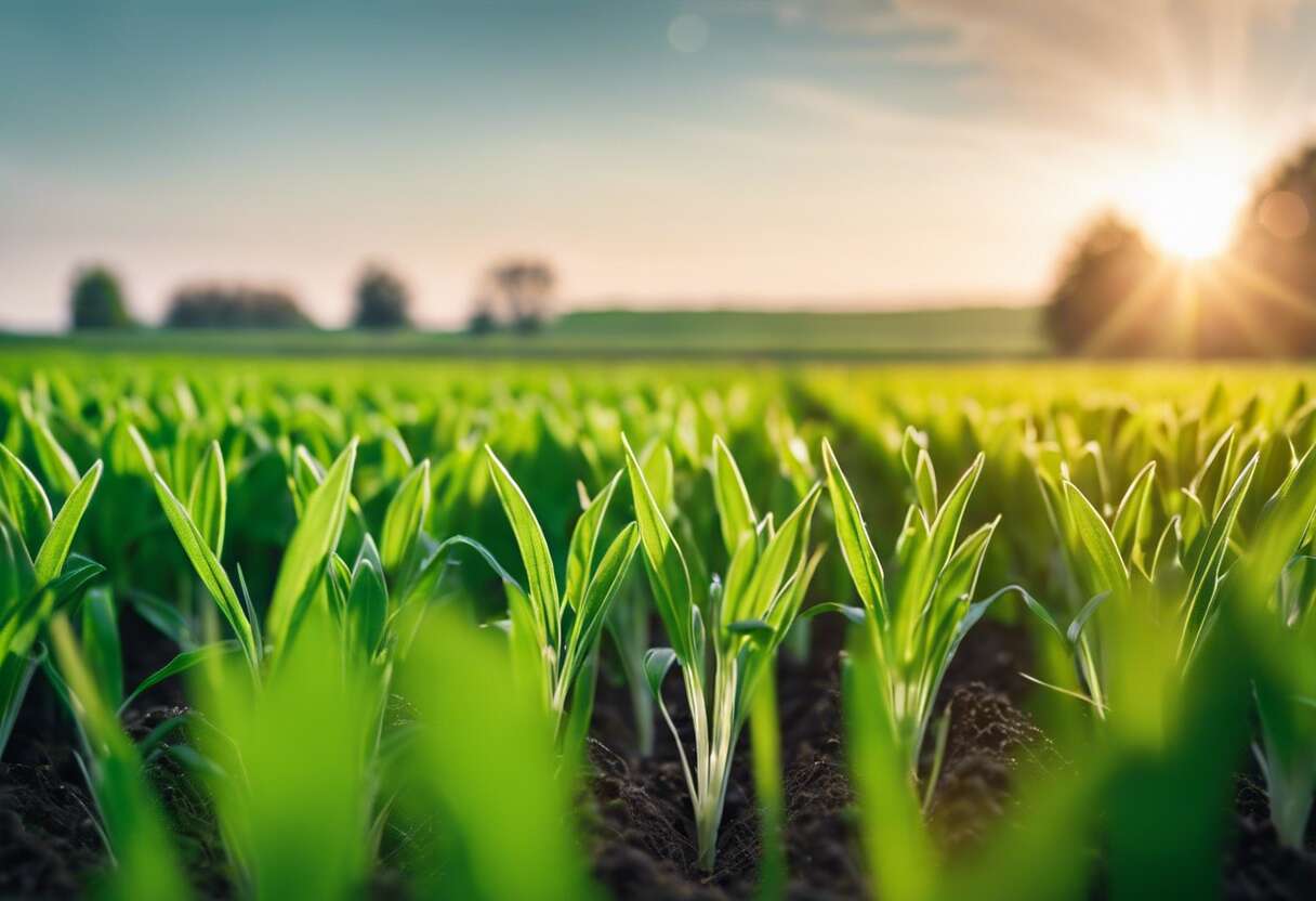 Semis direct sous couvert végétal : innovation en culture durable