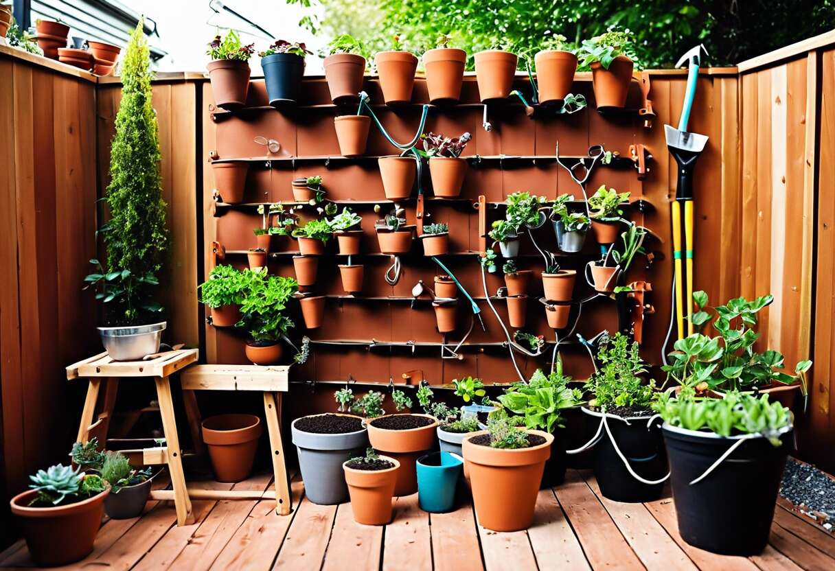 Potagers verticaux : solutions pour jardins compacts