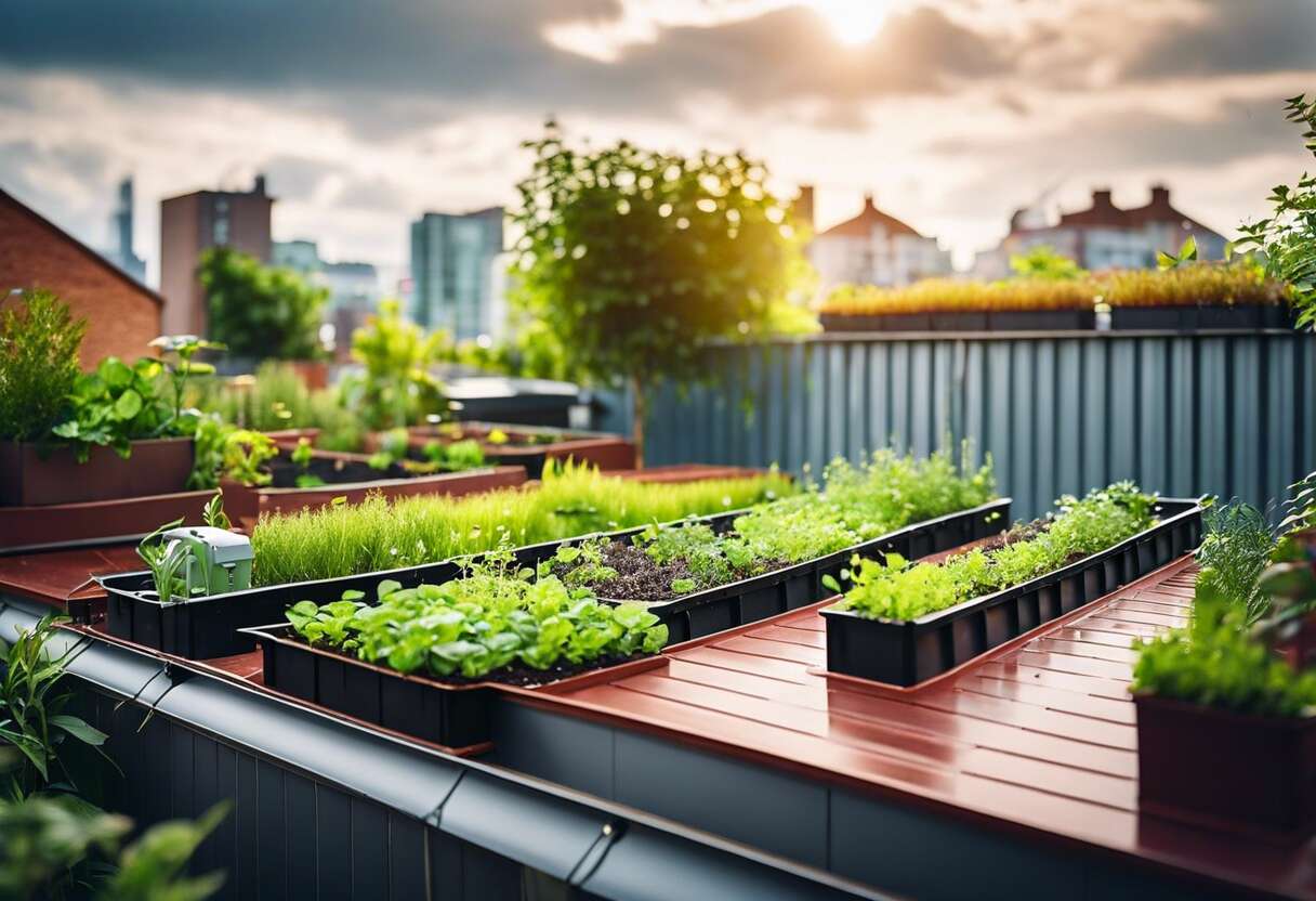 L'harmonie entre récupération d'eau de pluie et toit végétal : quelles synergies ?