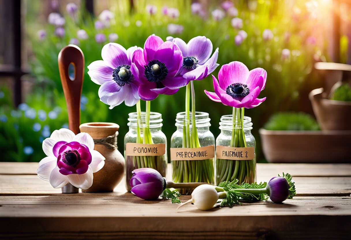 Choisir et préparer les bulbes d'anémones