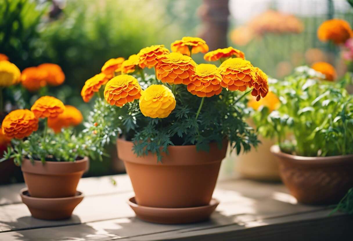 Protection des cultures en pots contre les nuisibles