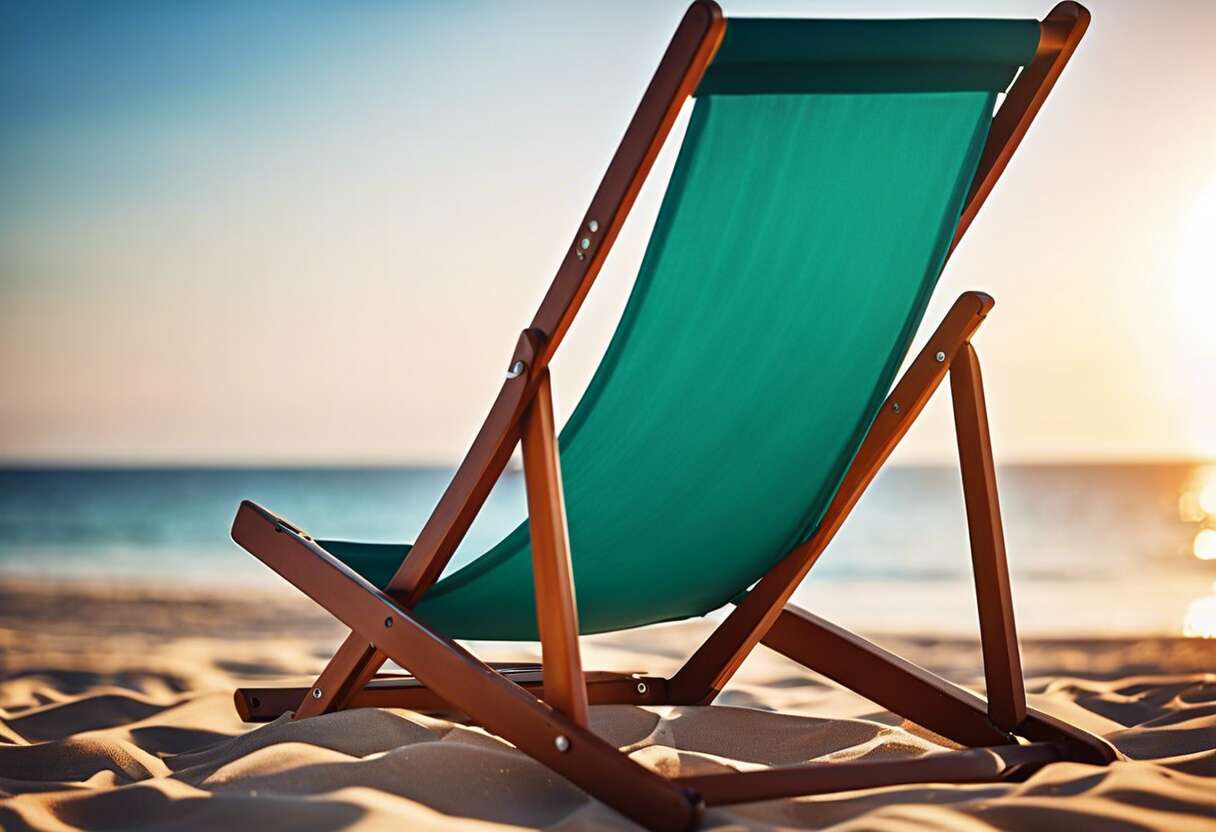 Le bain de soleil pliant : l'allié détente indispensable