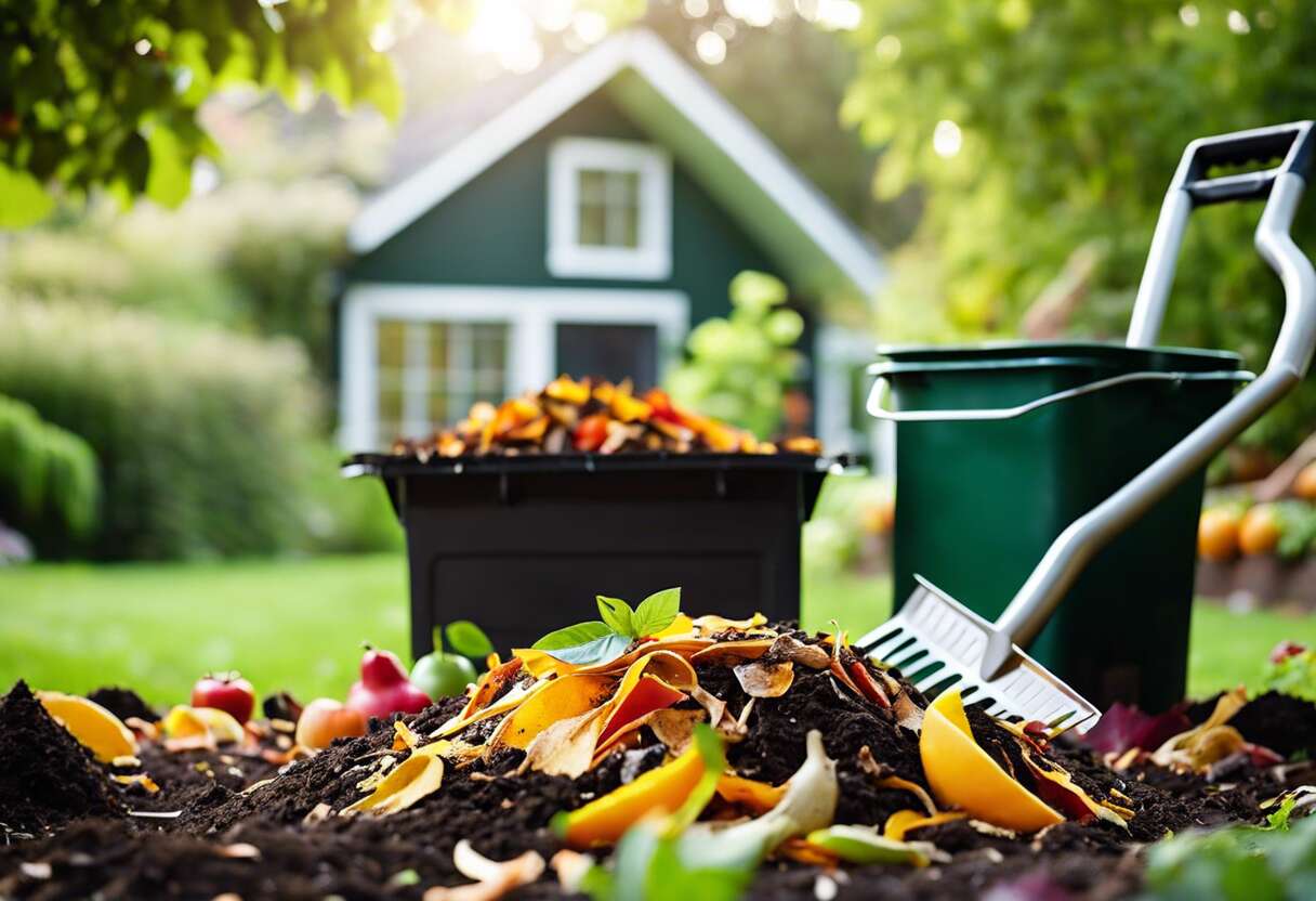 Compostage efficace : optimiser son jardin zéro déchet