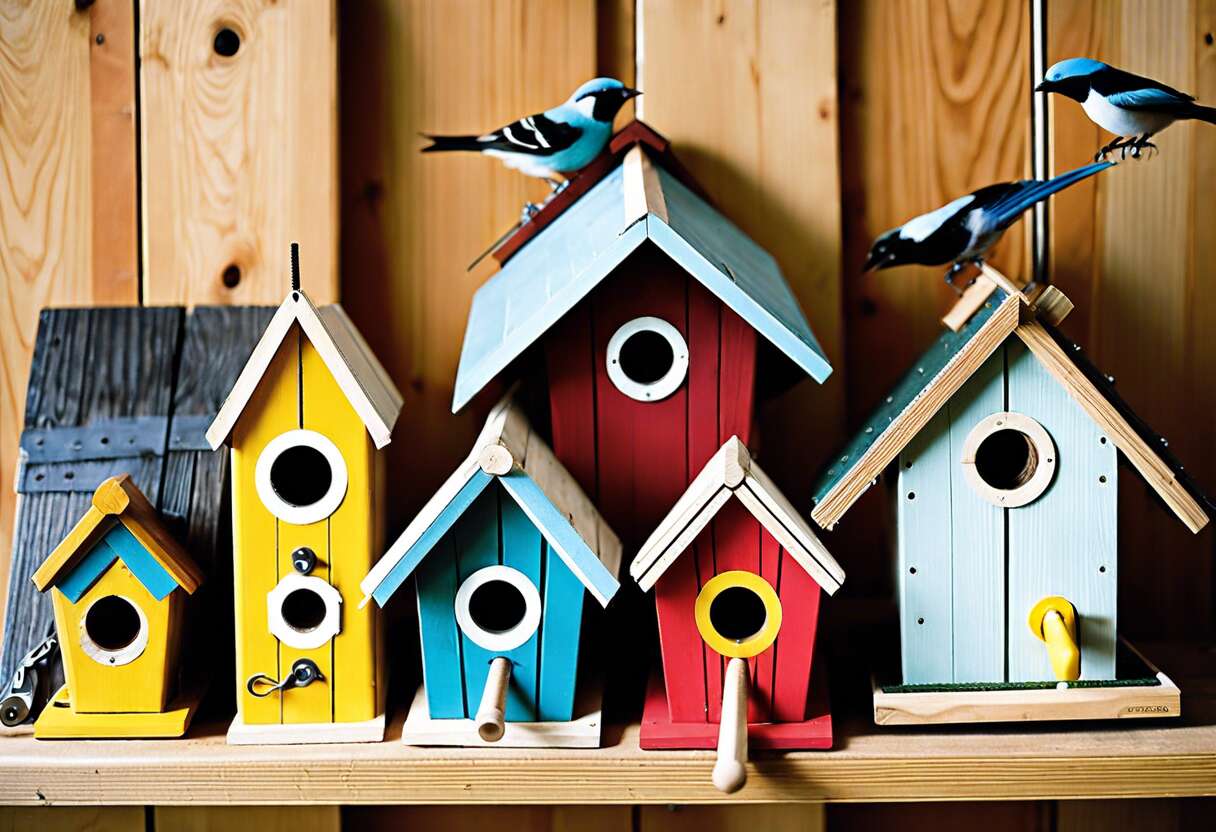 Oiseaux au jardin : installer des nichoirs fonctionnels