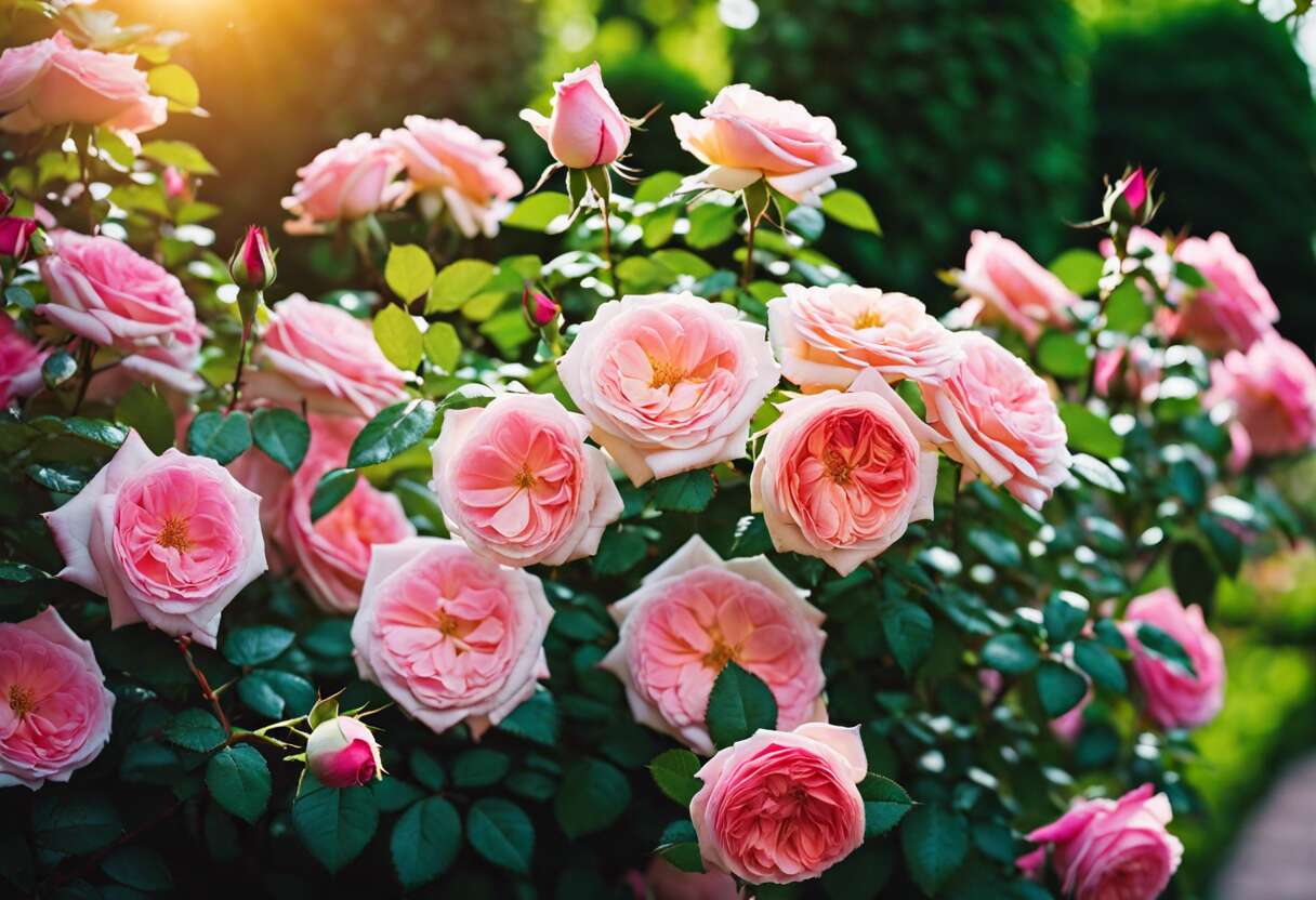 Entretien fondamental pour des rosiers grimpants en pleine santé