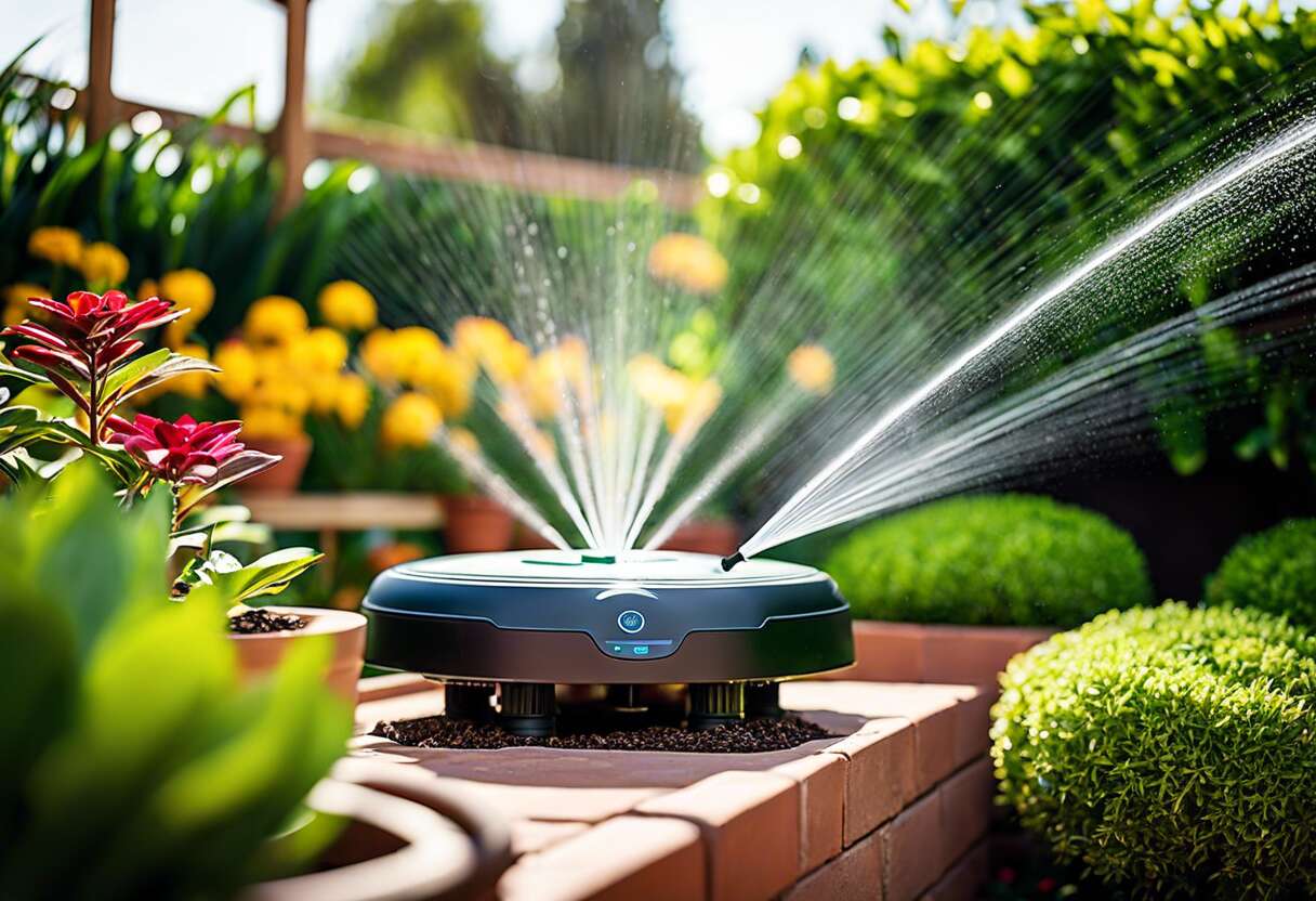 Installation et programmation d'un système d'arrosage automatique