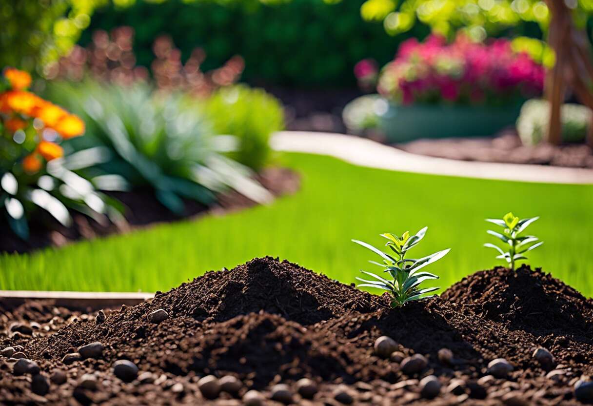 Rétention d'eau dans le sol : techniques et astuces de paillage