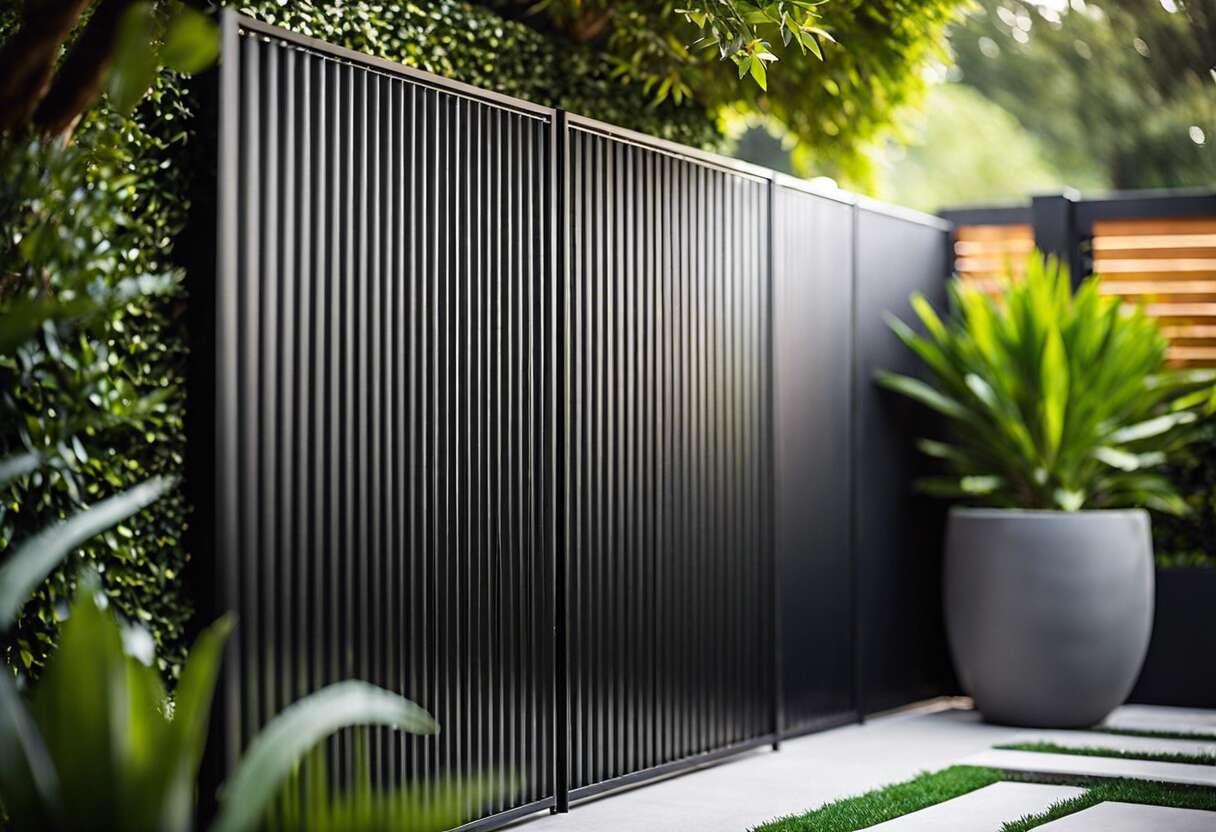 Installer un brise-vue moderne en aluminium