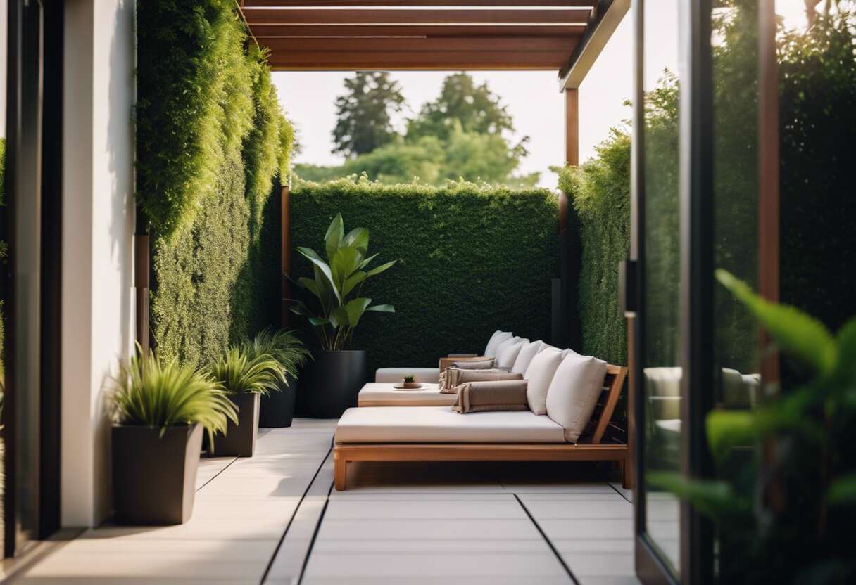 Optimiser l'intimité de votre terrasse avec un brise-vue adapté