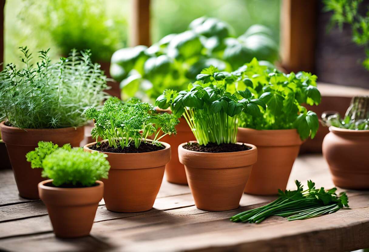 Choix et variétés des herbes aromatiques pour une culture annuelle