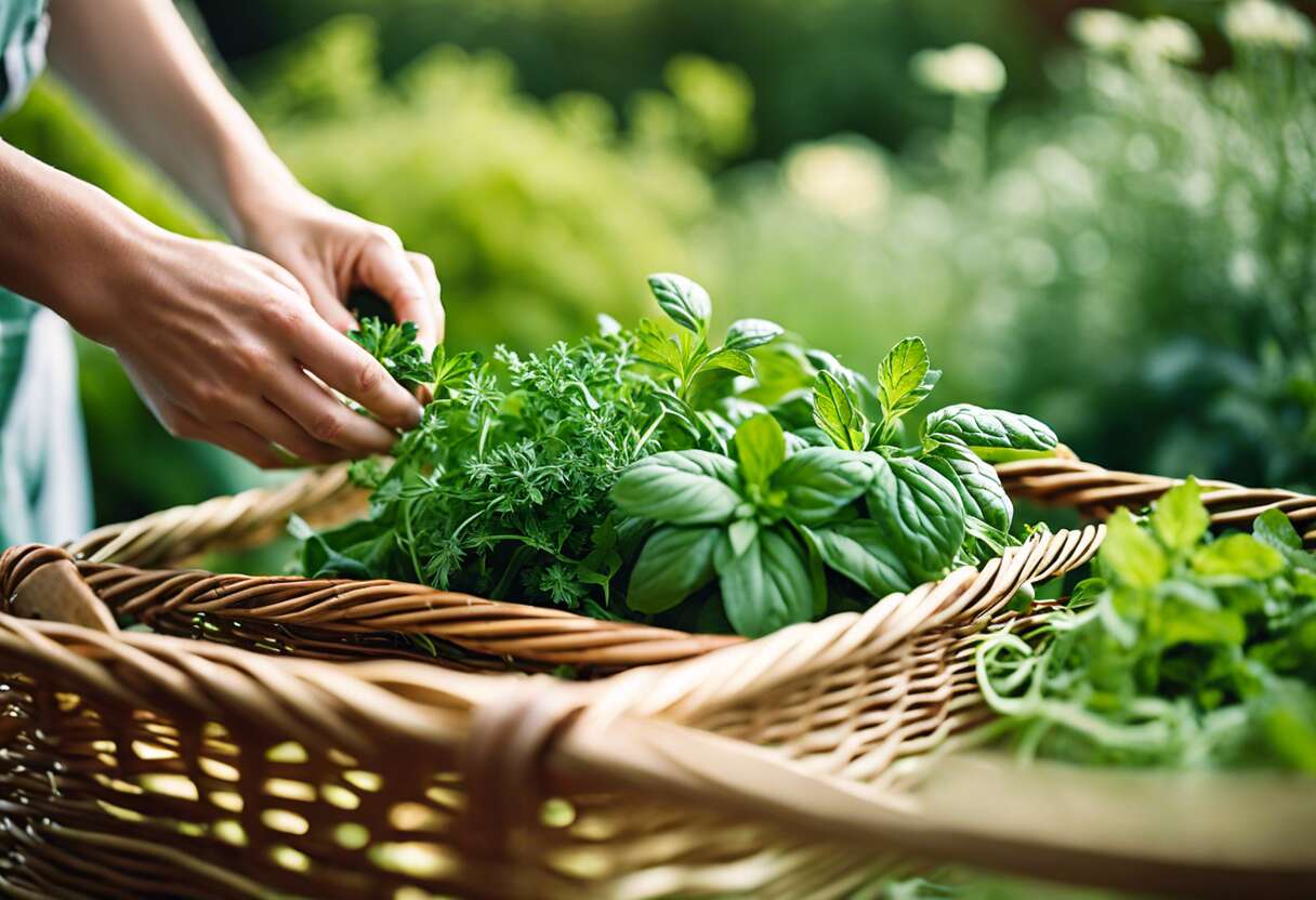 Récolte et conservation des herbes : profiter de leur fraîcheur toute l'année
