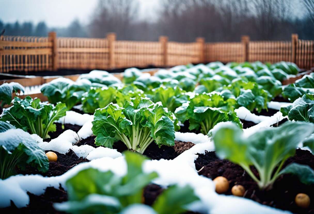Protection hivernale des plantes potagères : stratégies pour climats rudes