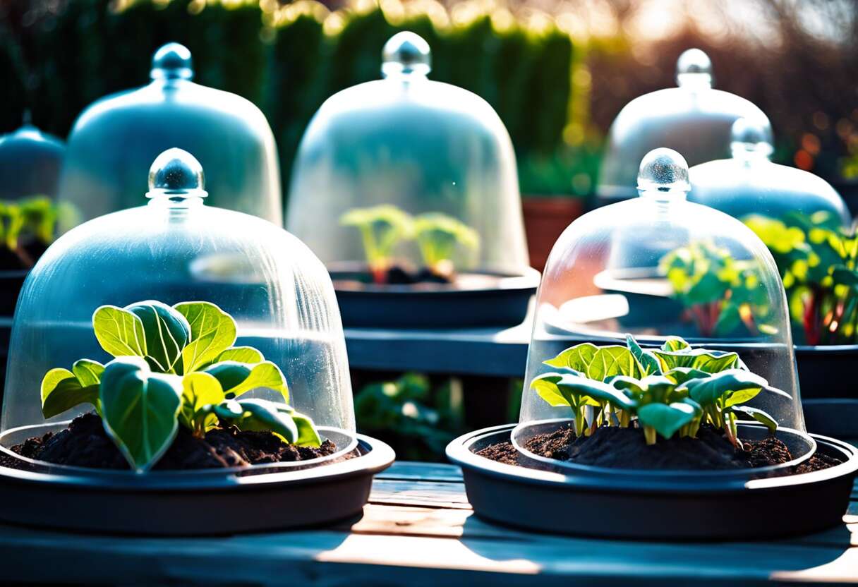 Lutte contre le froid : utilisation de cloches de forçage et autres astuces pratiques