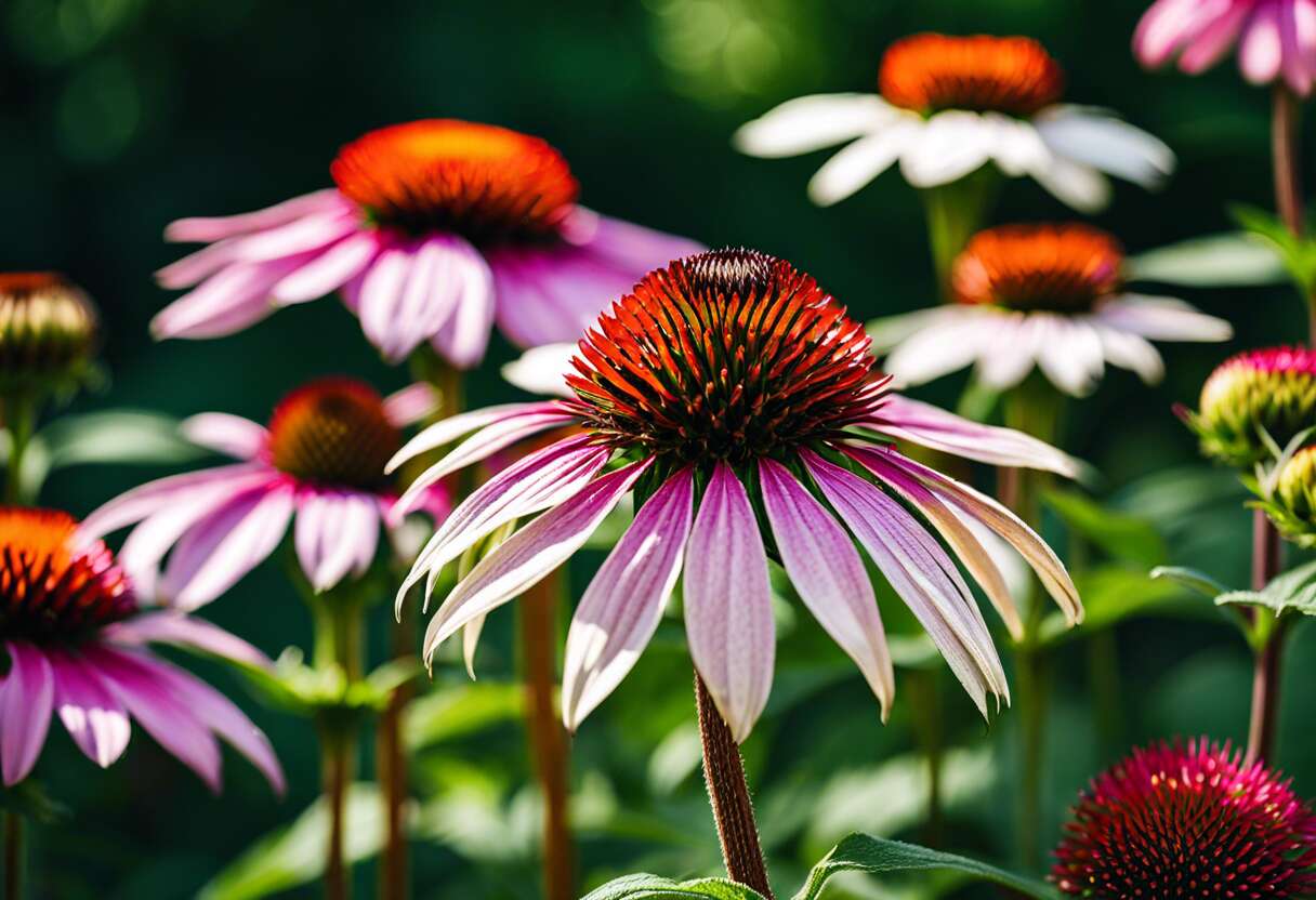 Échinacées magnifiques : bien les choisir et les entretenir