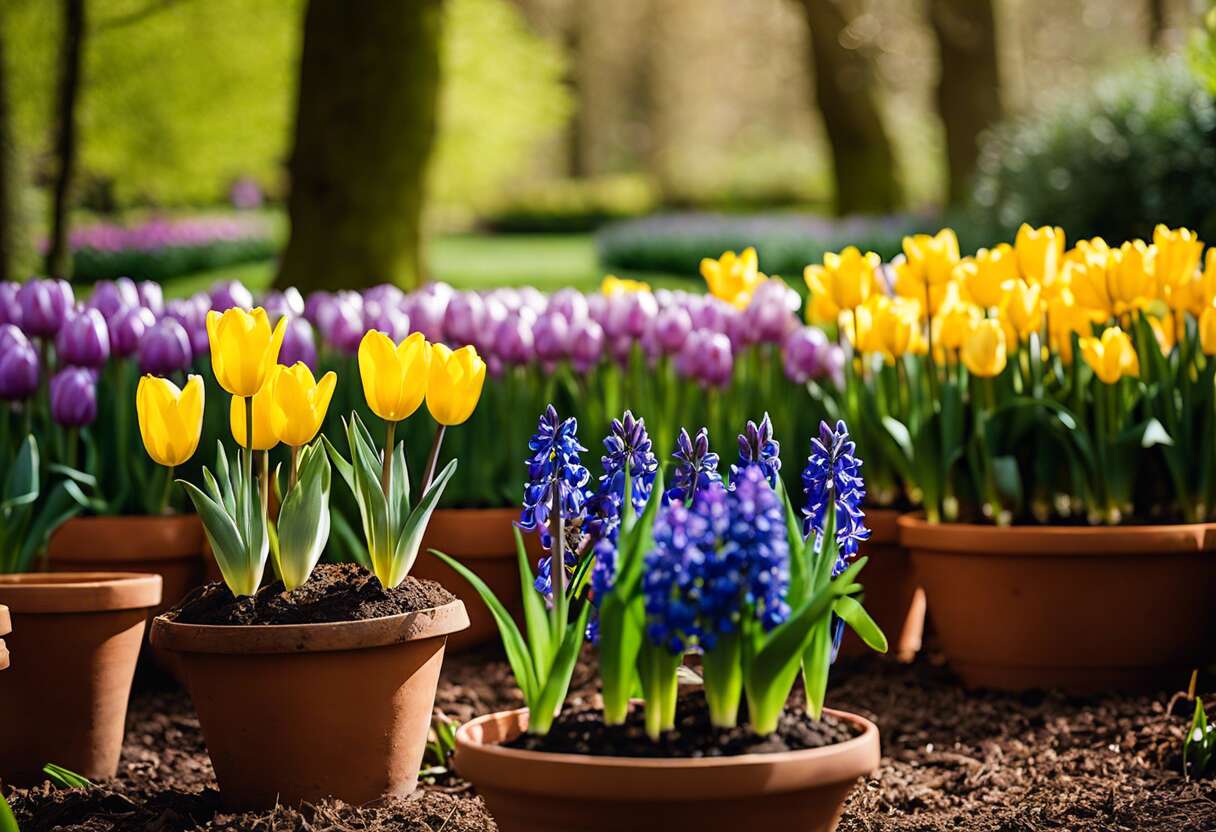 Choisir des bulbes adaptés à votre espace vert : jardins, pots et sous-bois