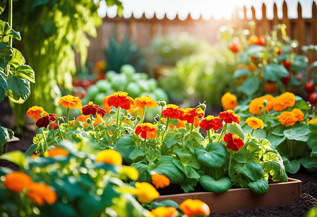Le choix judicieux des plantes compagnes pour un jardin équilibré