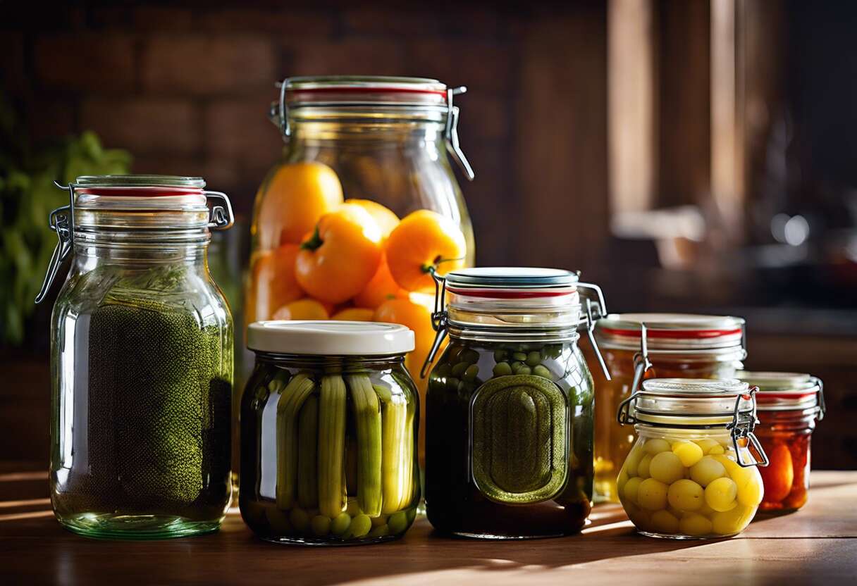 Taille idéale des bocaux pour divers types de conservation