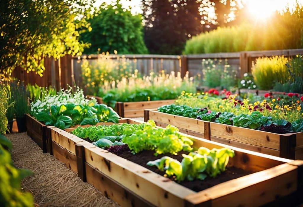 Carrés potagers surélevés : ergonomie et esthétique au service du jardinier bio