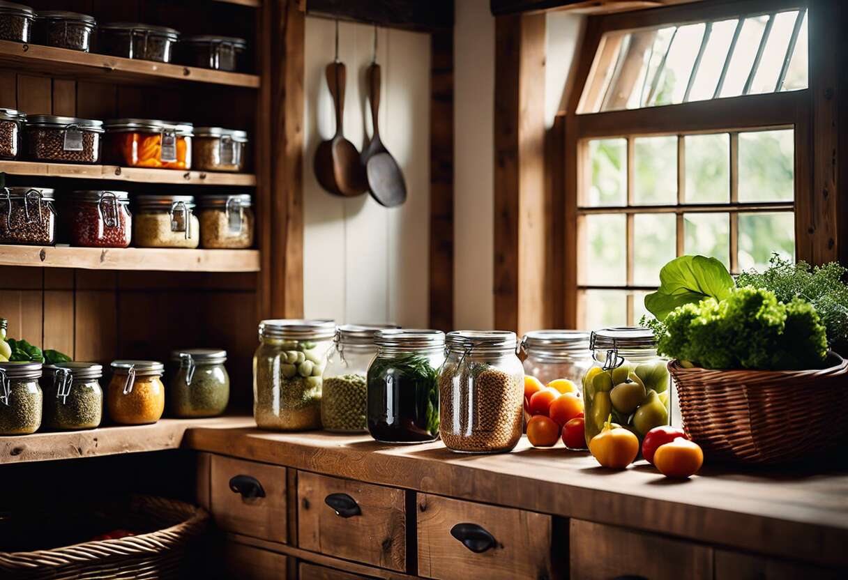 Créer un garde-manger durable avec les produits du jardin