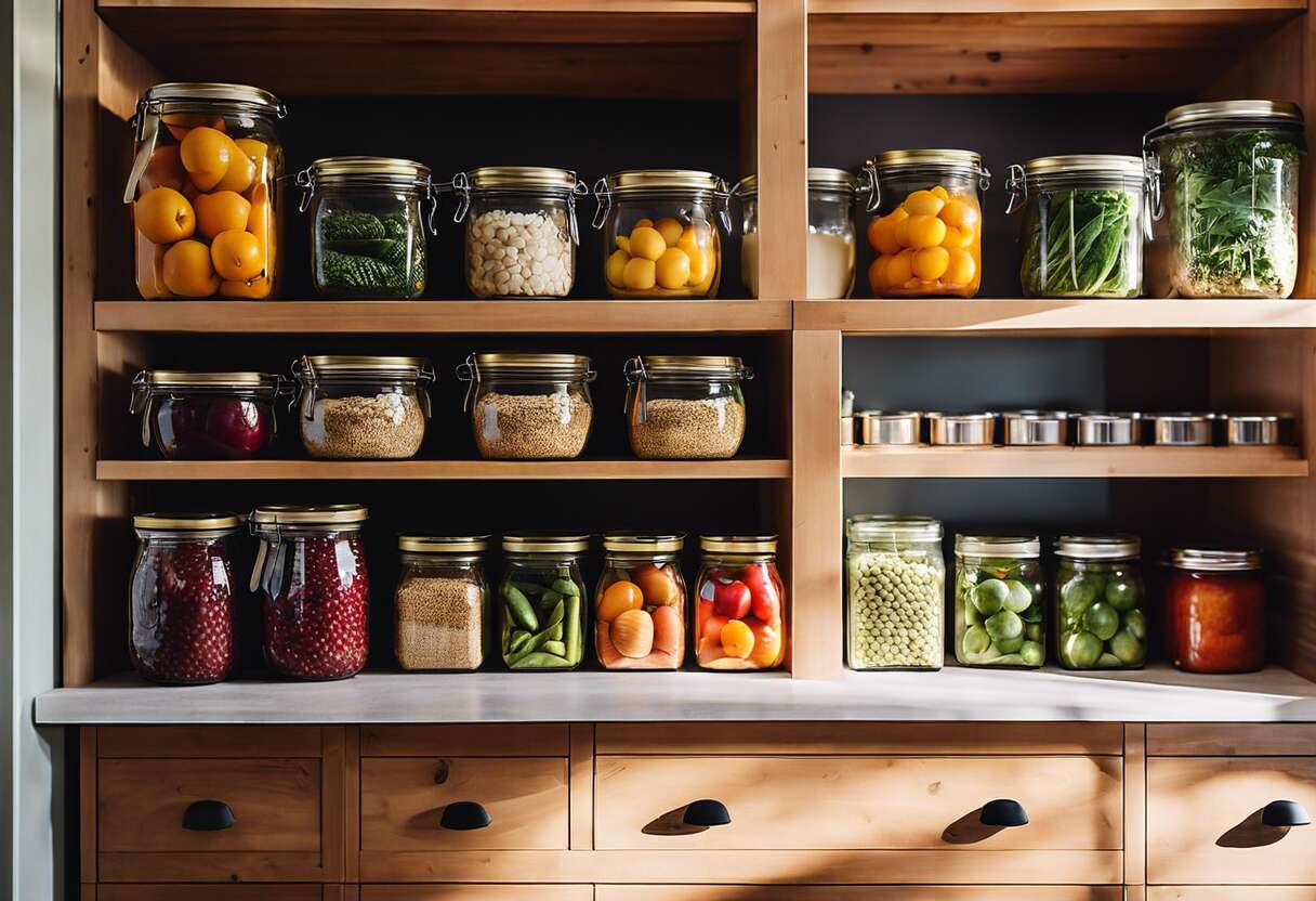 Cuisine et zéro déchet : intégrer un système de rangement pratique et écoresponsable