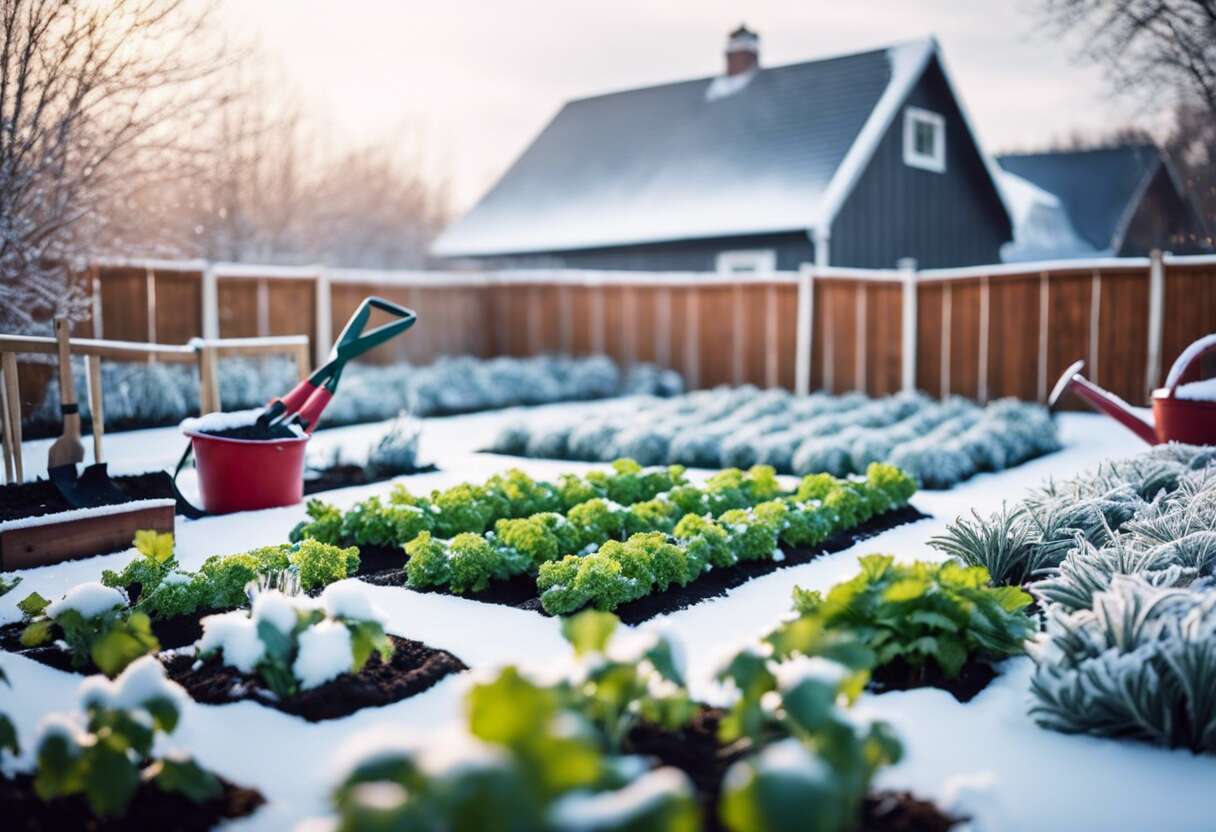 Protection hivernale du potager : préparer vos plantes au froid