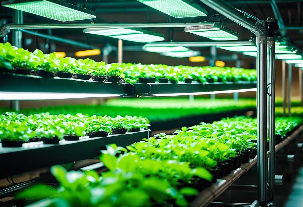 éclairage et co₂ : facteurs clés dans l'accroissement des rendements