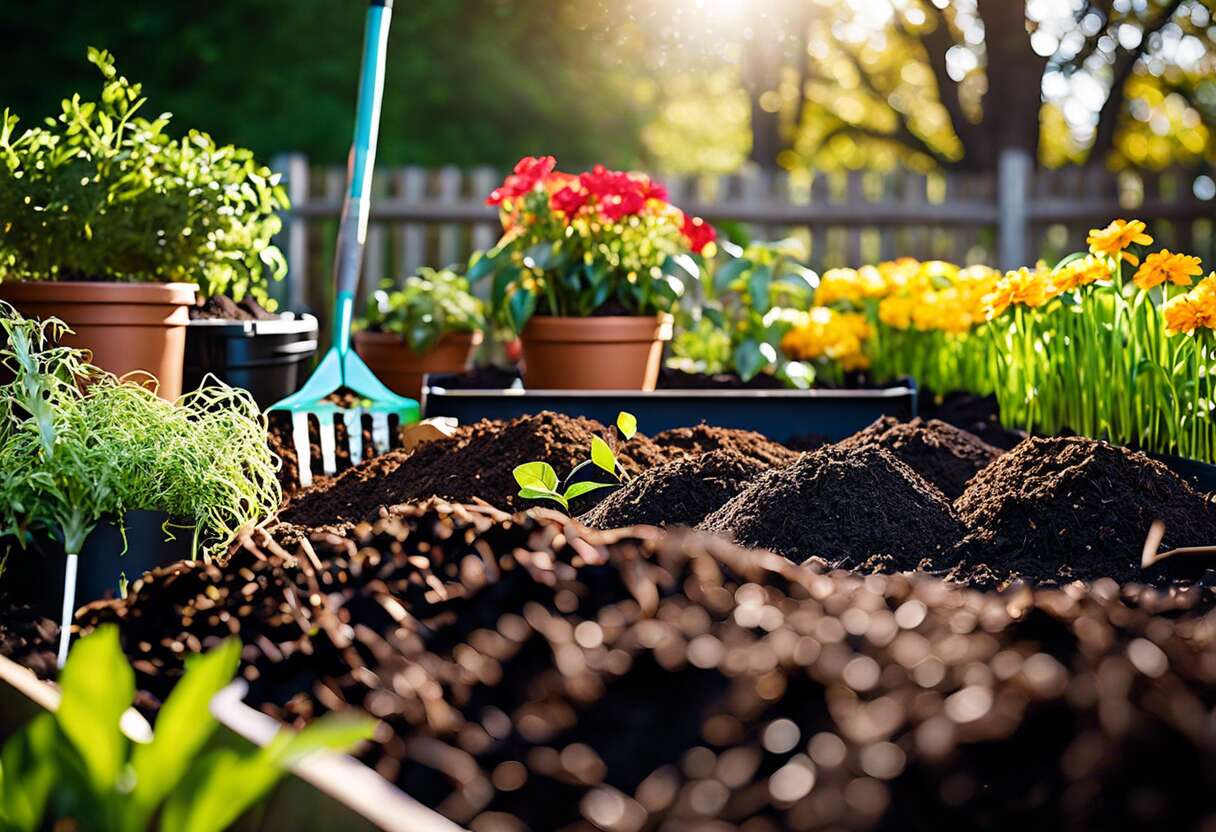 Utilisation optimale du compost dans différents types de jardins