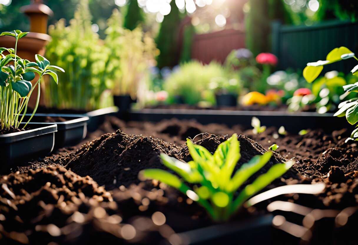 Conseils pratiques pour semer et planter après avoir composté en surface