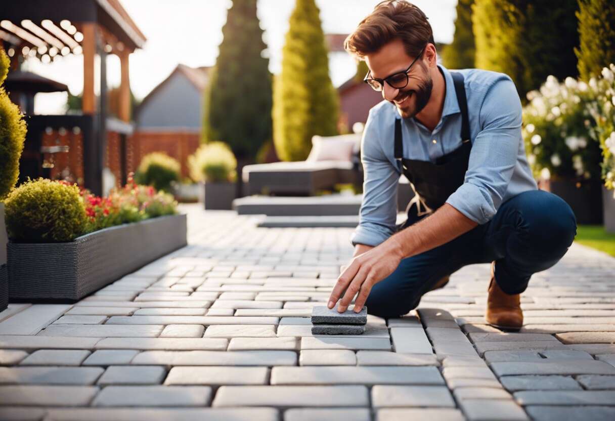 Dalles ou pavés : le duel des surfaces pour patios et allées