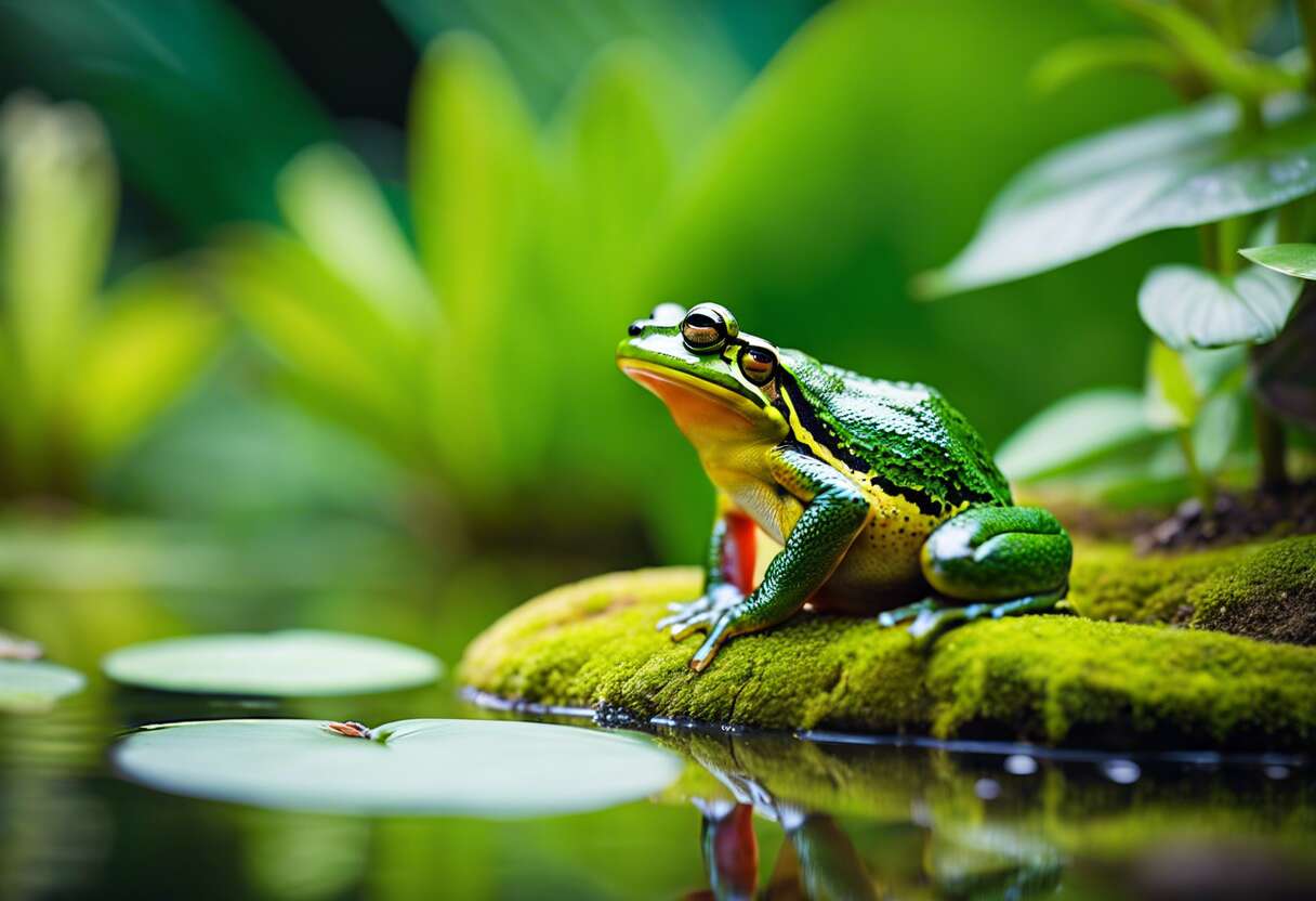 Amphibiens alliés du jardinier : encourager leur présence